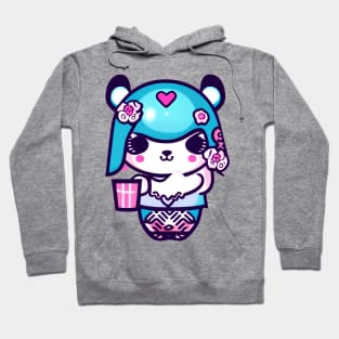 A CUTE KAWAI Panda illustration design Hoodie